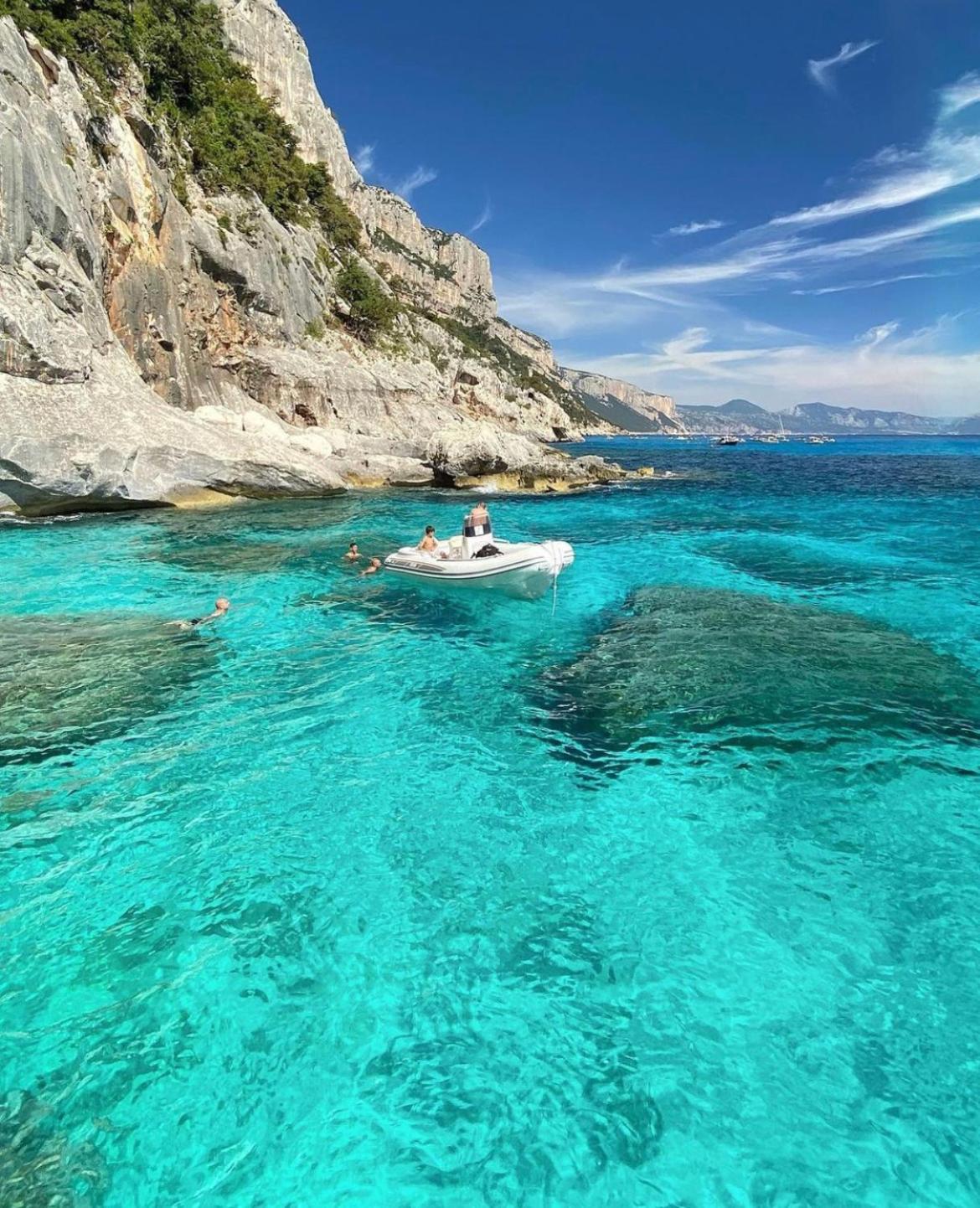 Ferienwohnung Seaview House Cala Gonone Exterior foto